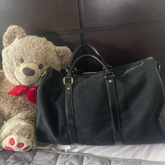 Victoria Secret rare Overnight canvas travel Bag with replaced shoulder straps. - Picture 11 of 11